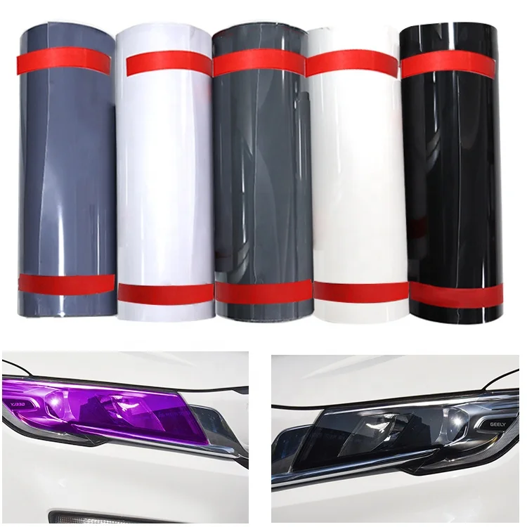 0.3*15m Smartcool Photochromic Headlight Automobile Tail Light Led Lamp Film Car Wrap Headlight Film