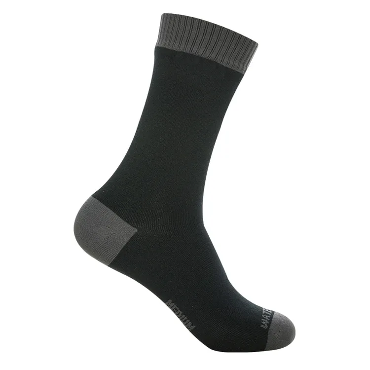 Breathable outdoor hiking cycling socks keep warm men and women 100% waterproof sports socks