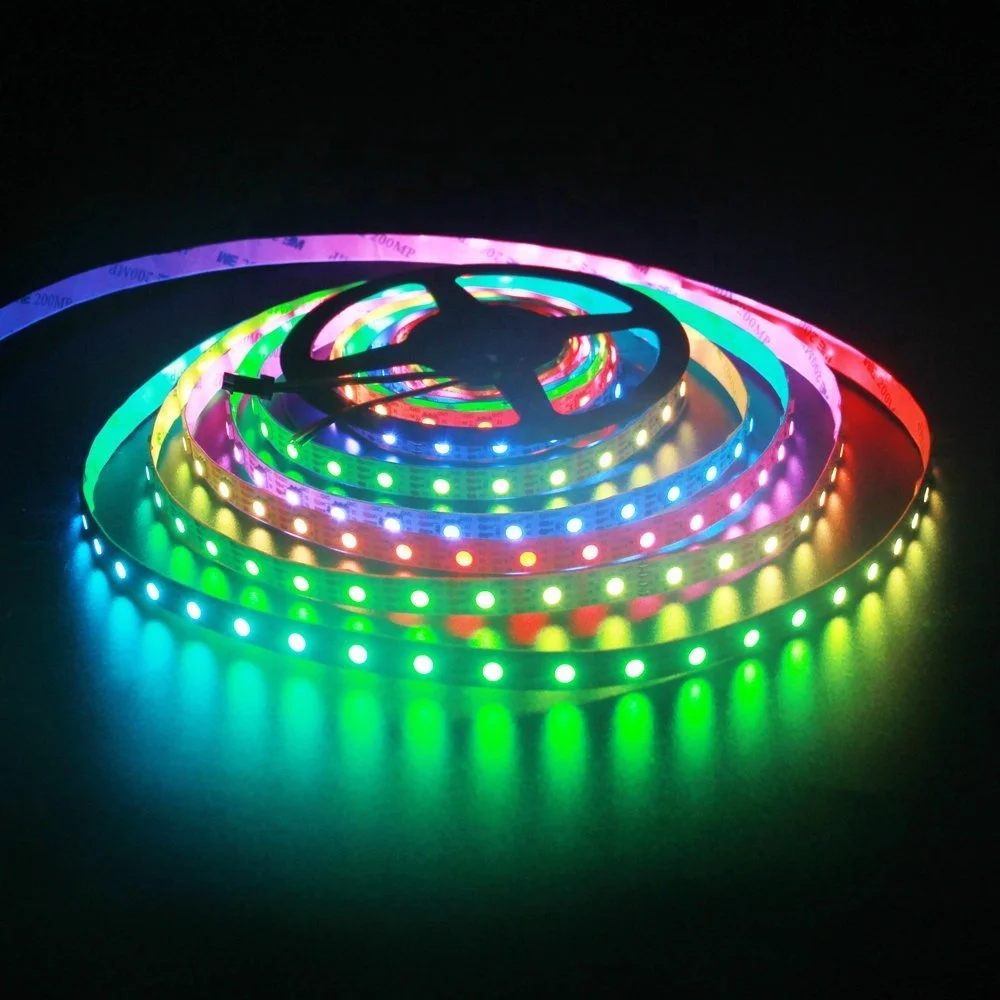 WS2812B WS2811 UPC1903  Programmable Addressable 5050 RGB LED Strip