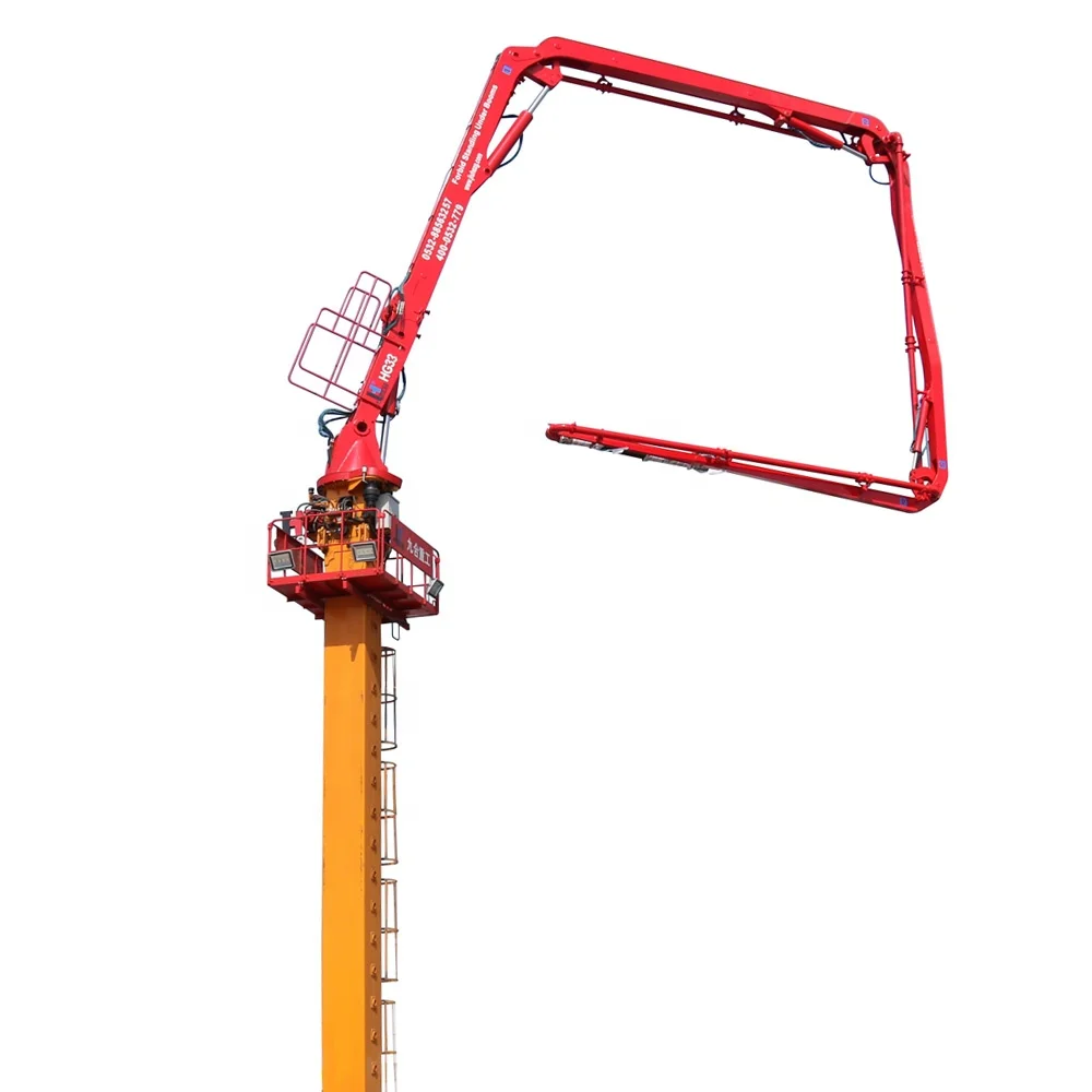 
28&32&33M Elevator shaft climbing/self climbing/floor climbing concrete placing boom concrete placer! 