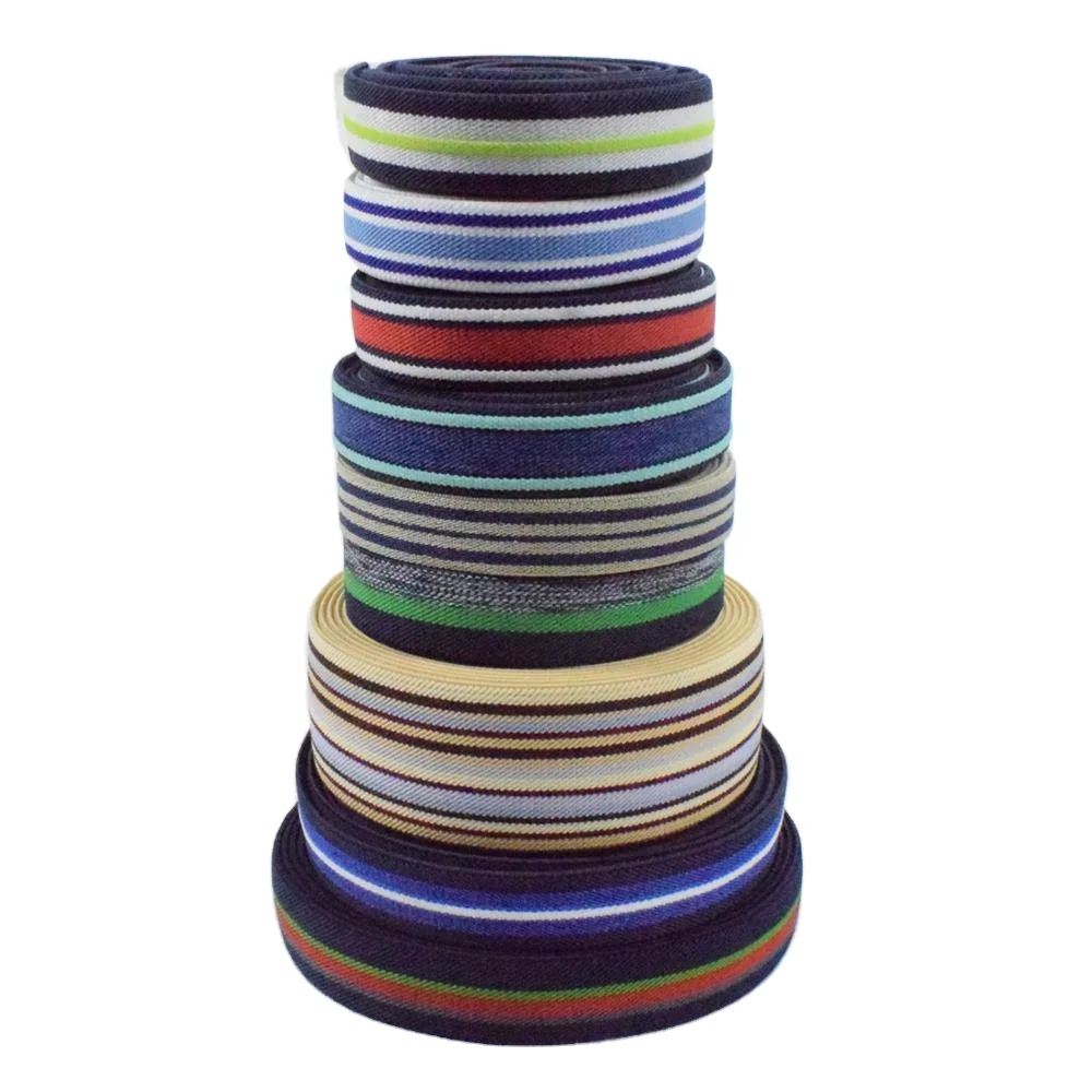 Custom different style jacquard elastic webbing band