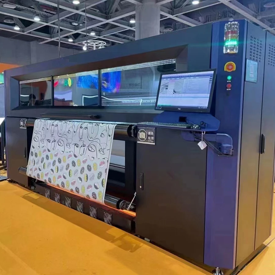 1.9m/2.3m/2.6m/3.2m 4 i3200 Polyester Fabric Textile Industrial Sublimation Printer Machine for T-shirt Polyester Textile