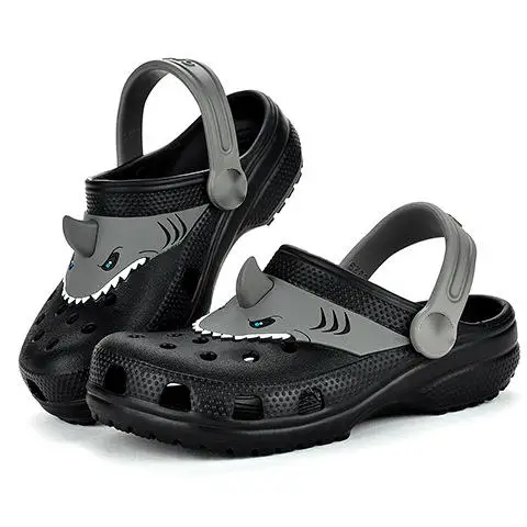 Садовые детские сабо EVA с фирменным логотипом, Мультяшные единороги, сабо, тапки, тапки, подвески, детские сабо, пляжная обувь