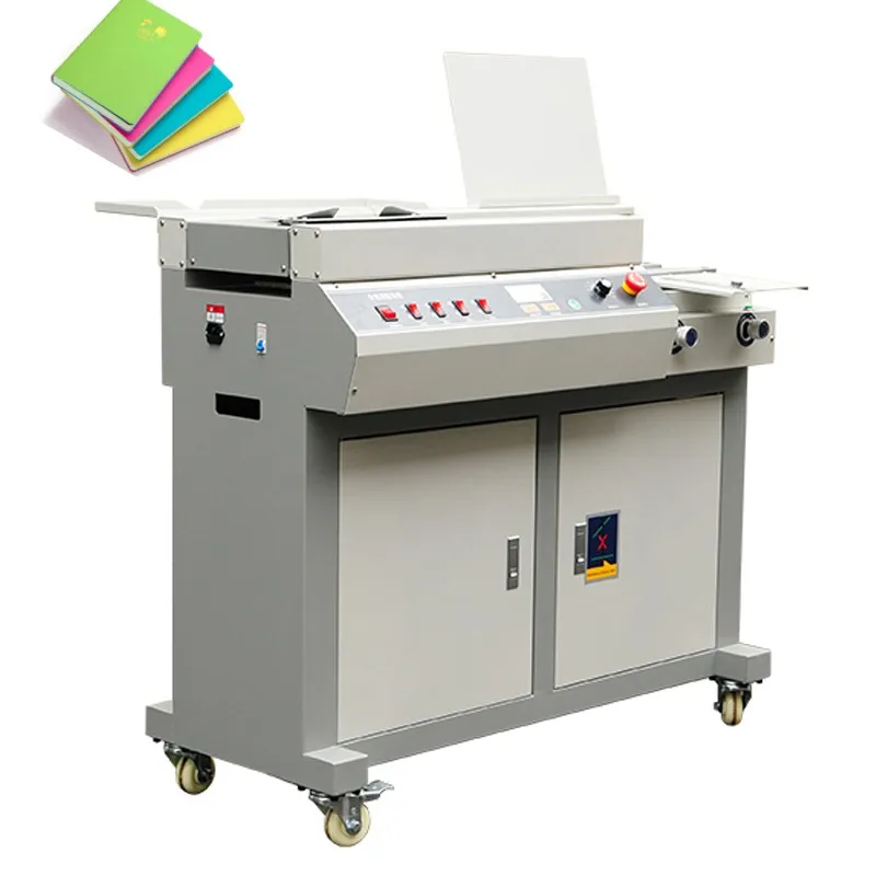Qike 55H A3/A4 size glue book binding machine hot melt glue binder perfect glue binder