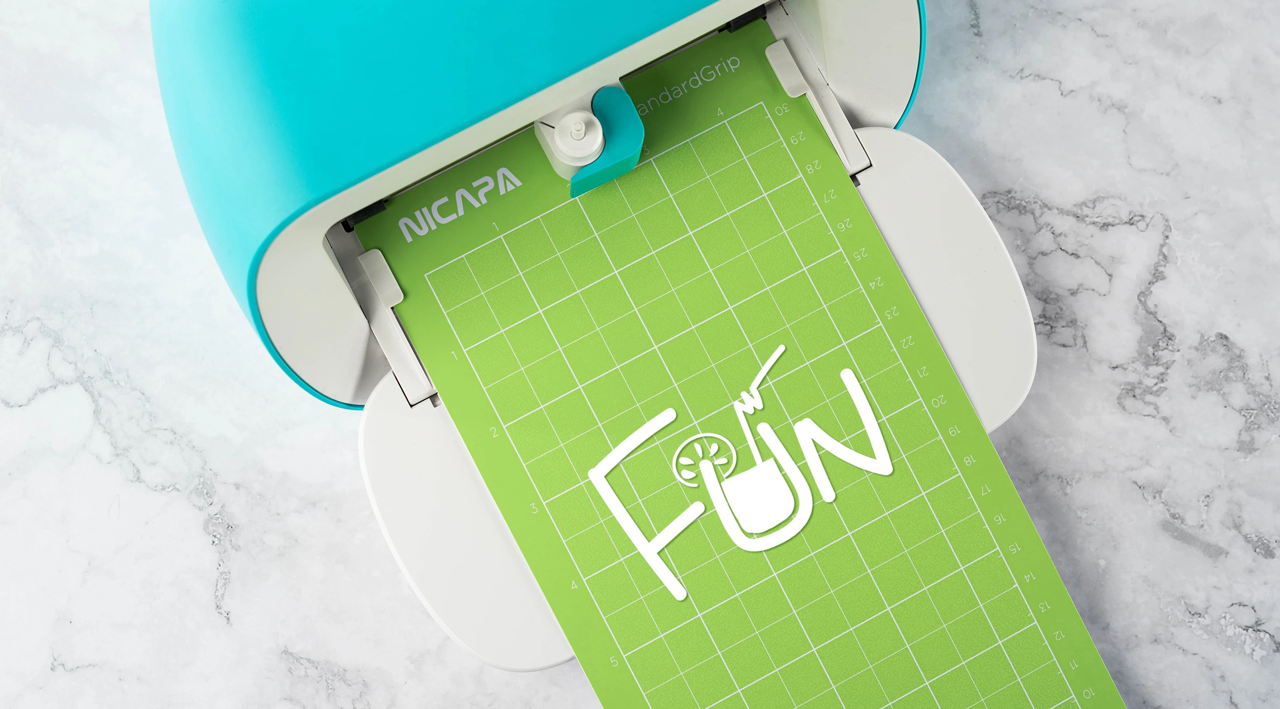 Nicapa Standard Grip Cutting Mat for Cardstock Plotter Cutter Adhesive Card Mats 4.5x12 inch 3 Pack