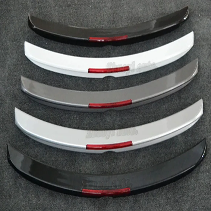 Street cred Rear Spoiler For Skoda Octavia 2015-2018 With LED Light Carbon Fiber Car Rear Boot Splitter Tuning Accessories Wings