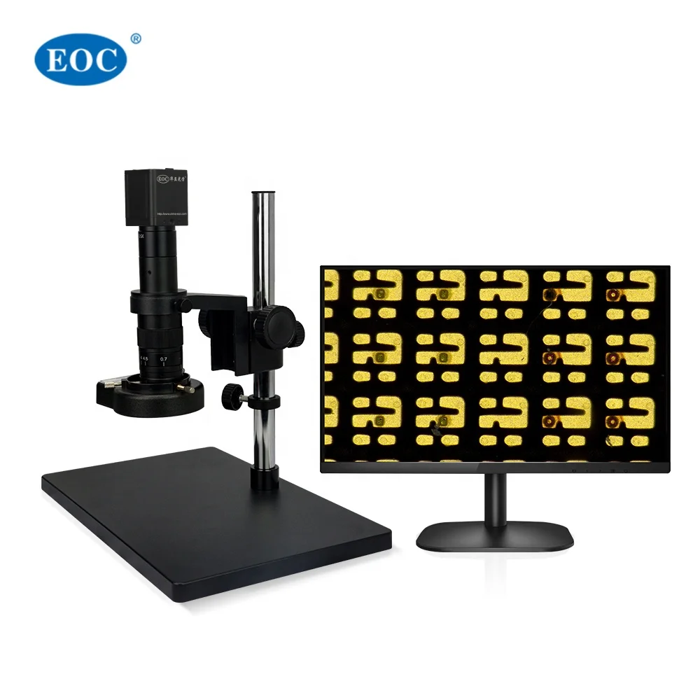 EOC 16MP electronic camera monocular video zoom pcb repair lcd monitor digital microscope for h-d-m-i microscope