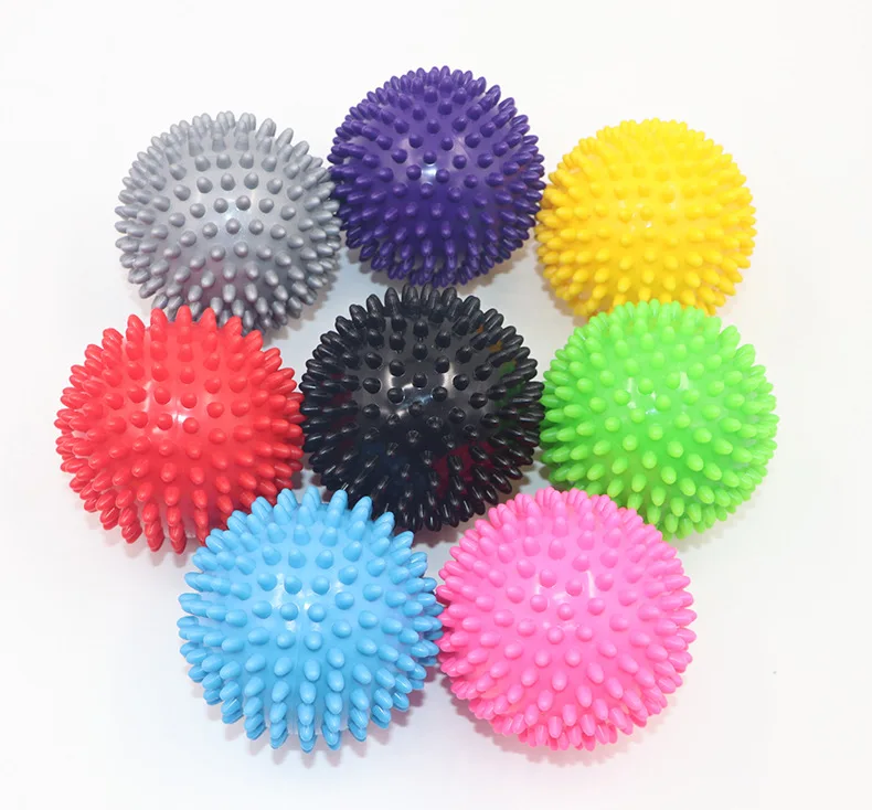 Wholesale custom muscle relaxation ball point massage PVC yoga spiky massage Ball