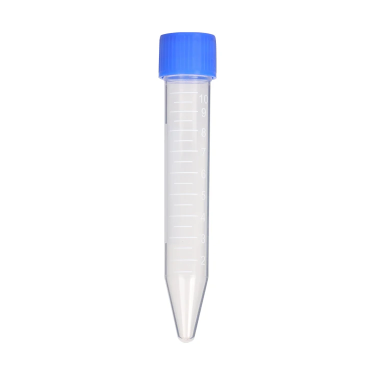 Laboratory Wholesale Plastic Conical Bottom Graduated Disposable Sterile 10ml Centrifuge Tube