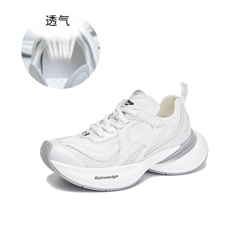 Platform Sneakers Tennis Shoes Lace-Up Casual Walking Sneaker
