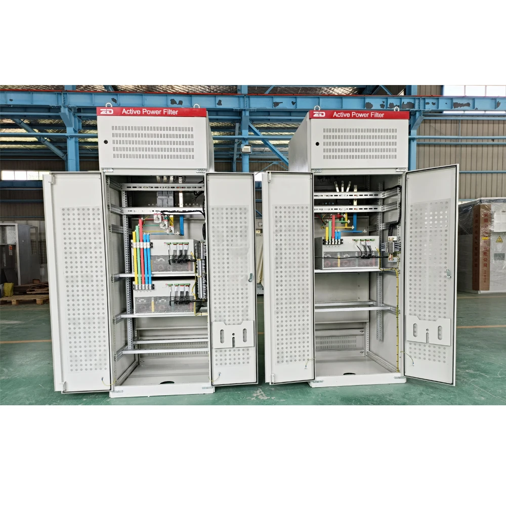 Active power filter low voltage power system harmonic current mitigation