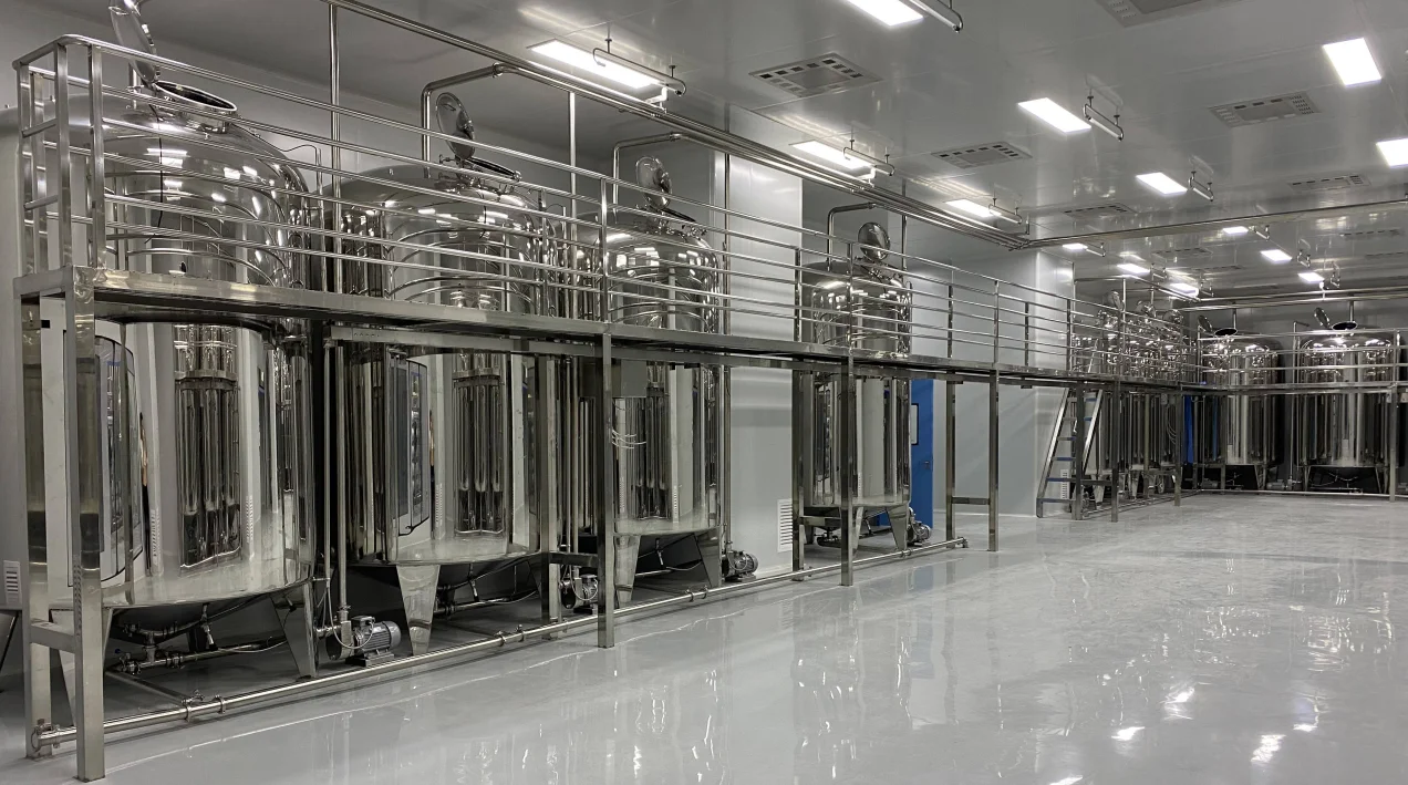 Vacuum mixing machine lab homogenizer