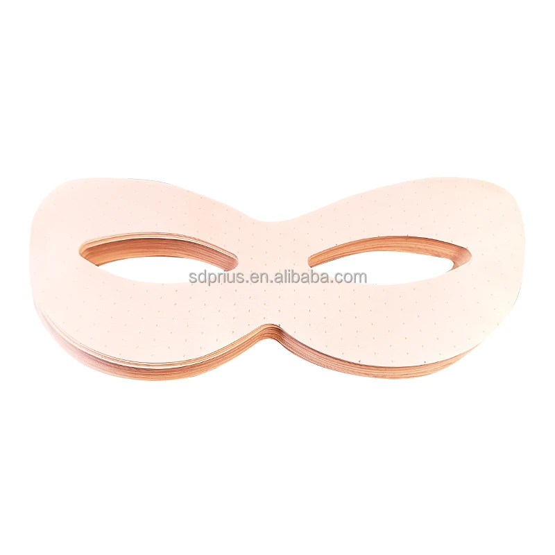 Biodegradable fabric gold color eyes mask paper Dry Mask Sheet hydrogel absorbing face mask