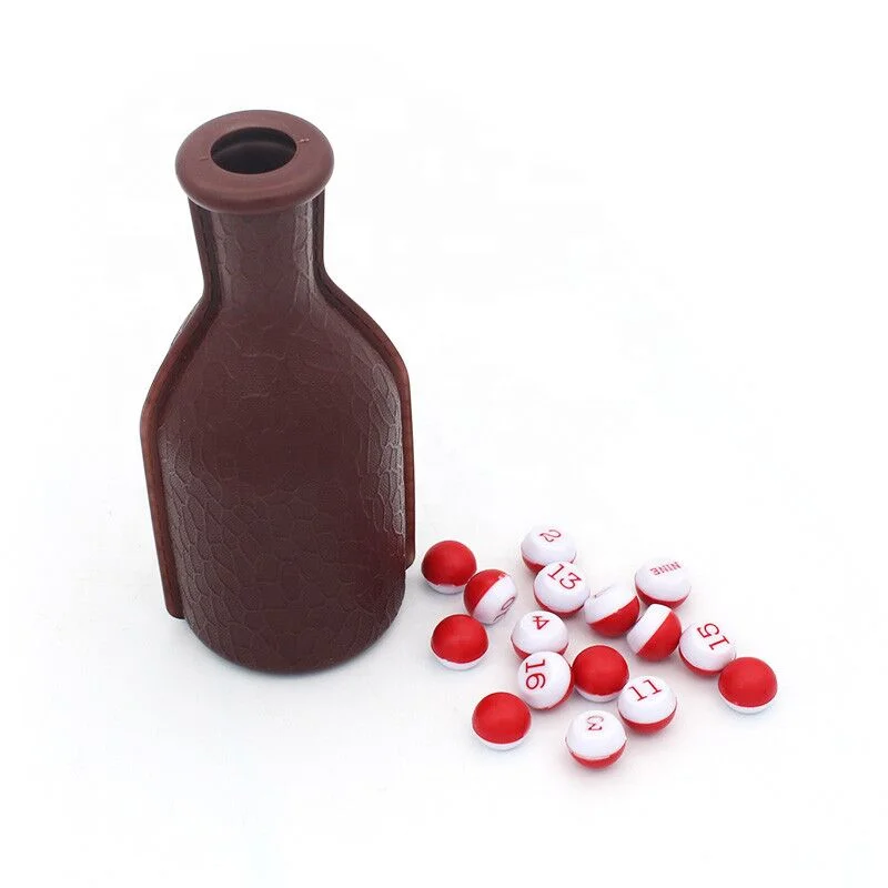 Billiard Games Accessory Bottle and Dice For Sale