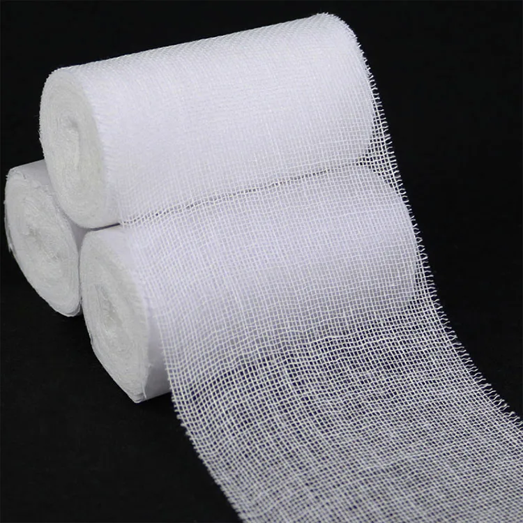 
China hot manufacturer qualtity medical cotton gauze bandage roll 