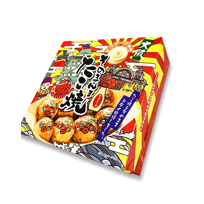 Super Real Takoyaki Octopus Dumpling Round Ball Crispy Cruchy Snack Vacuum Fried Made In Osaka Japan