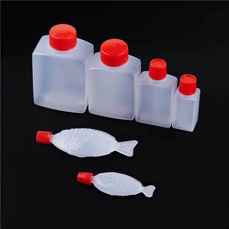 30ml Mini Rectangle Fish Shaped Sushi Soy Sauce for Sushi Plastic Container Multipurpose Bottles
