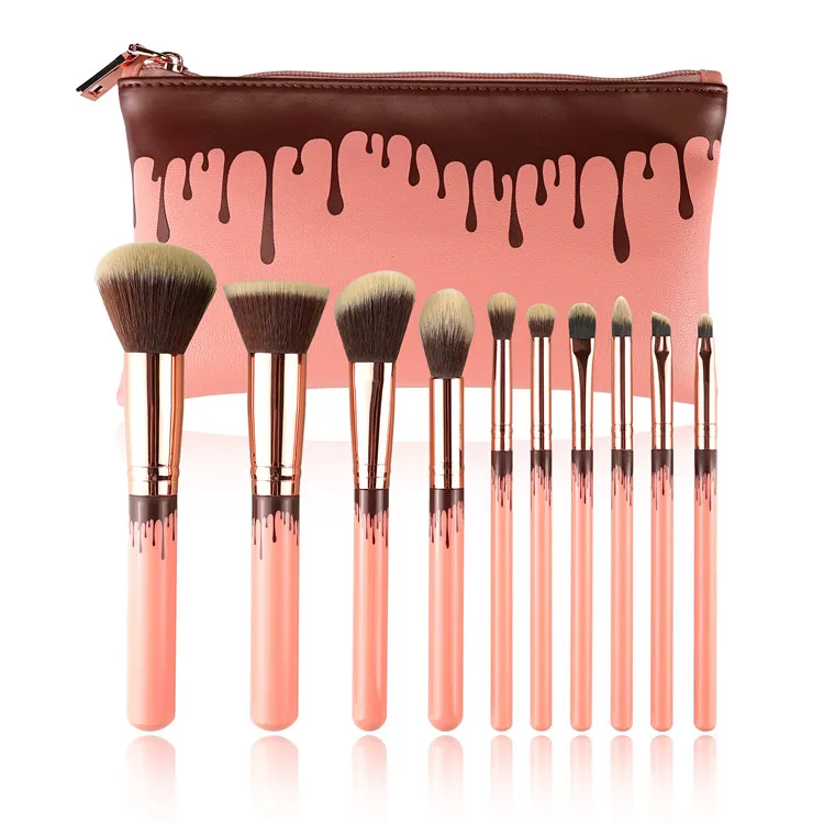 Premium Synthetic  Private Label New Gothic Style  Luxury Makeup Brush Set Oem Makeup Brushes