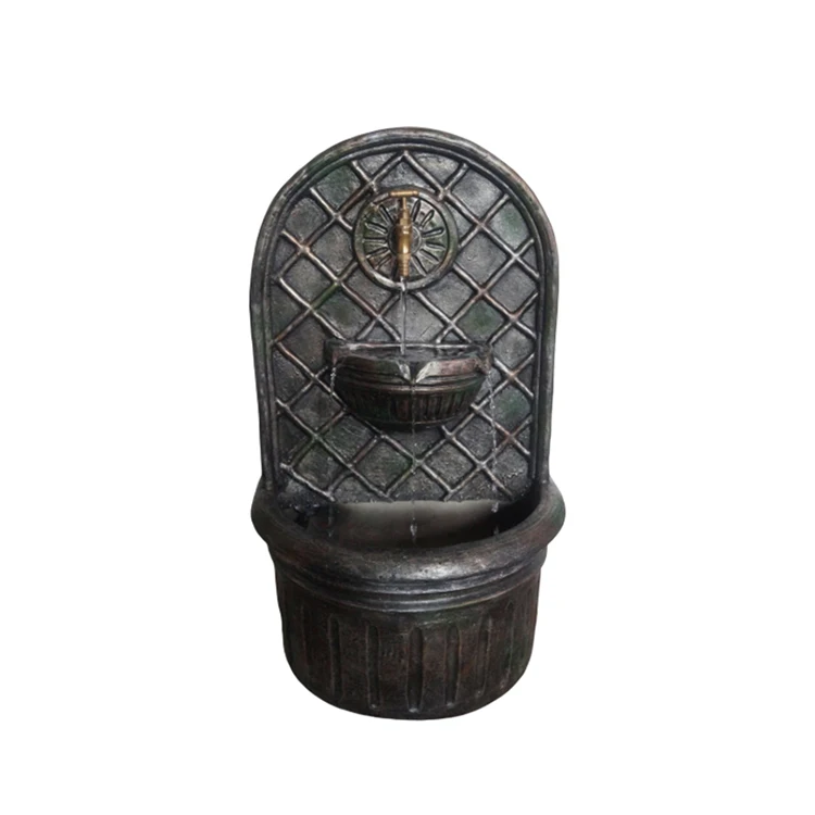 2024 Factory wholesale wall grey garden lion head fountain