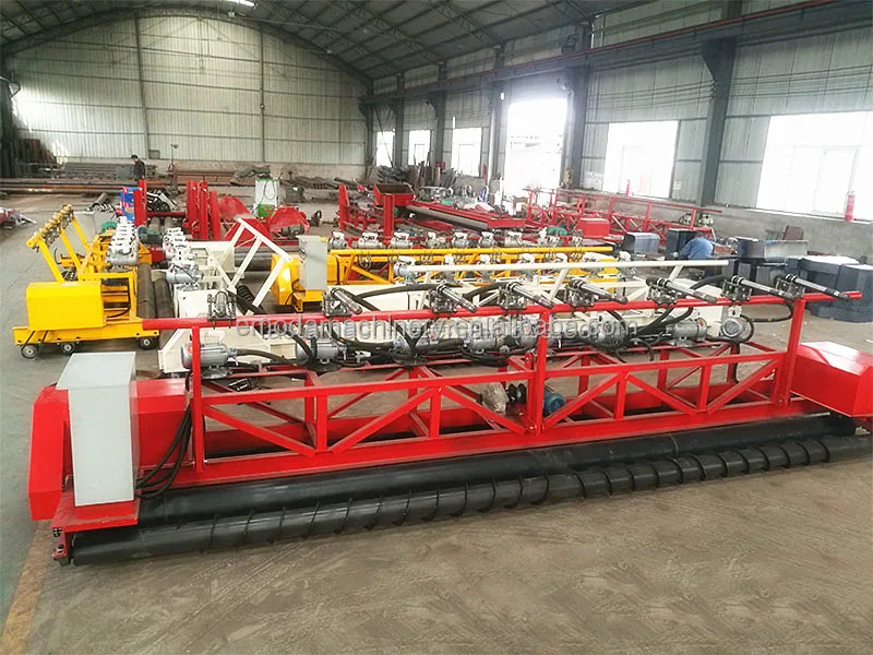 Road construction machine concrete truss screed concrete vibrating beam concrete leveling machine