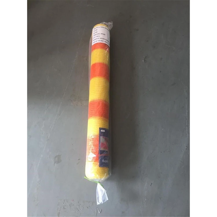 Plastic PE material safety warning roadblock net