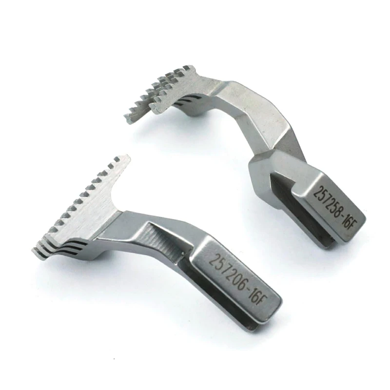 257258-16F/257206-16F 257259-16F/257207-16F Feed Dog Set For Pegasus W561 W562 Coverstitch Sewing Machine 3.2 4.0 4.8 5.6 6.4mm