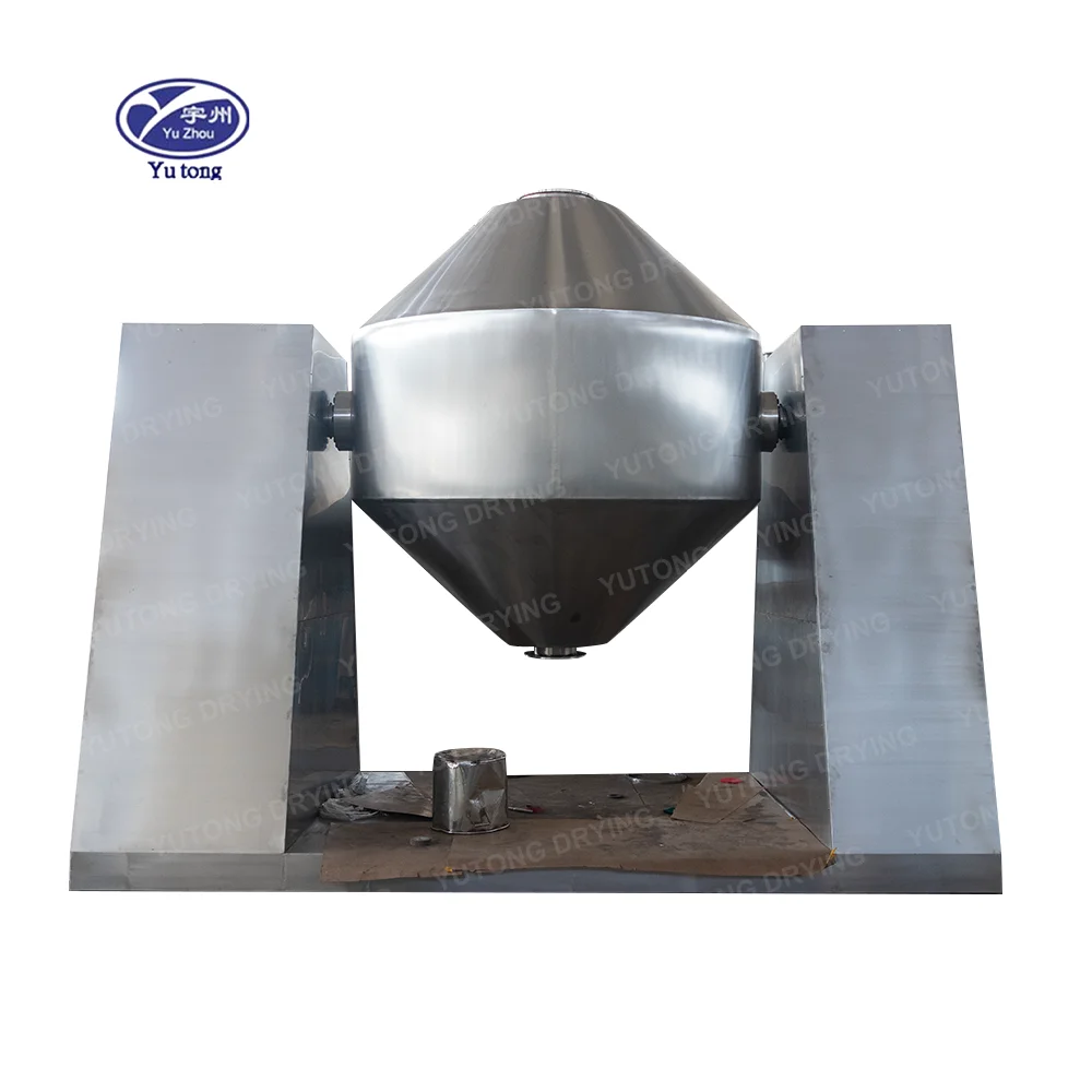 SZG series New Arrival Potassium Perchlorate Conical Iron Phosphate Double Cone Rotary Vacuum Dryer