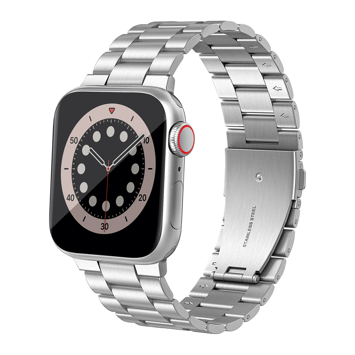 New Stainless steel SmartWatch Bracelets for SmartWatch Women Men Smart Watch Series Band Series 7 40/41/44/45mm