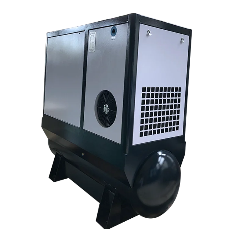 All in one Rotary Screw Air Compressor with Air Dryer 15kw Screw Air Compressor Screw machine accessories for Laser