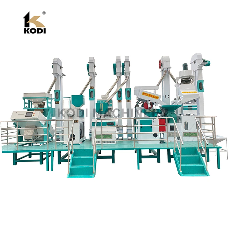 KODI MTP25T Chinese Manufacture Combined Rice Mill Rubber Roll Equipment