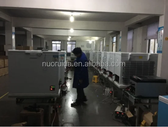 12V DC solar deep chest freezer with battery powered freezer solar refrigerator with solar panel