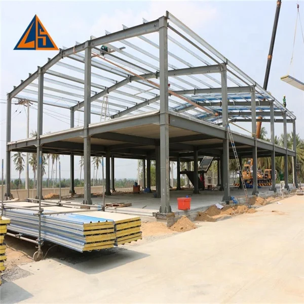 Multy Structure Construction Warehouse Workshop Building Storey Steel Industrial Customized 3D Model Design More Than 5 Years