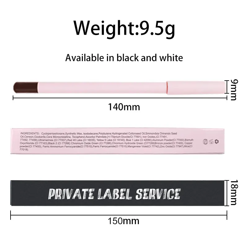 Wholesale High Pigment Lipliner Vegan Lip Liners Custom Private Label Lipliner Pencil Lip Liners Dark Skin