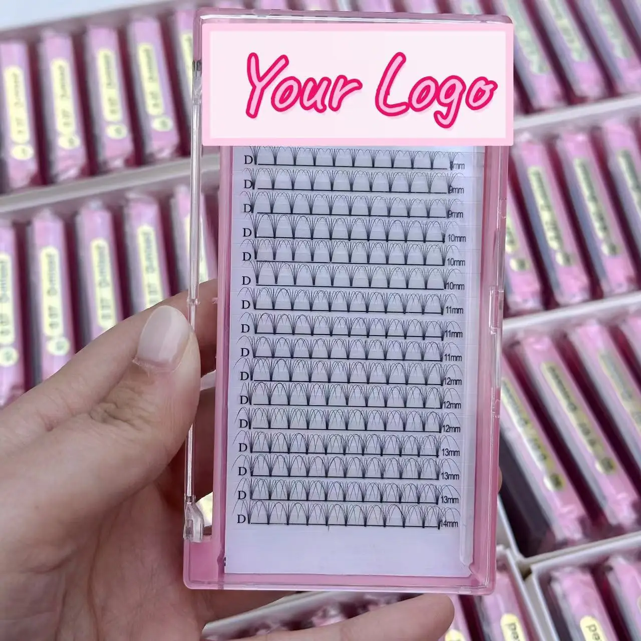 0.05 0.07 0.10 korea PBT material best silk cruelty free 3D 4D 5D 6D 10D volume premade fan eyelashes