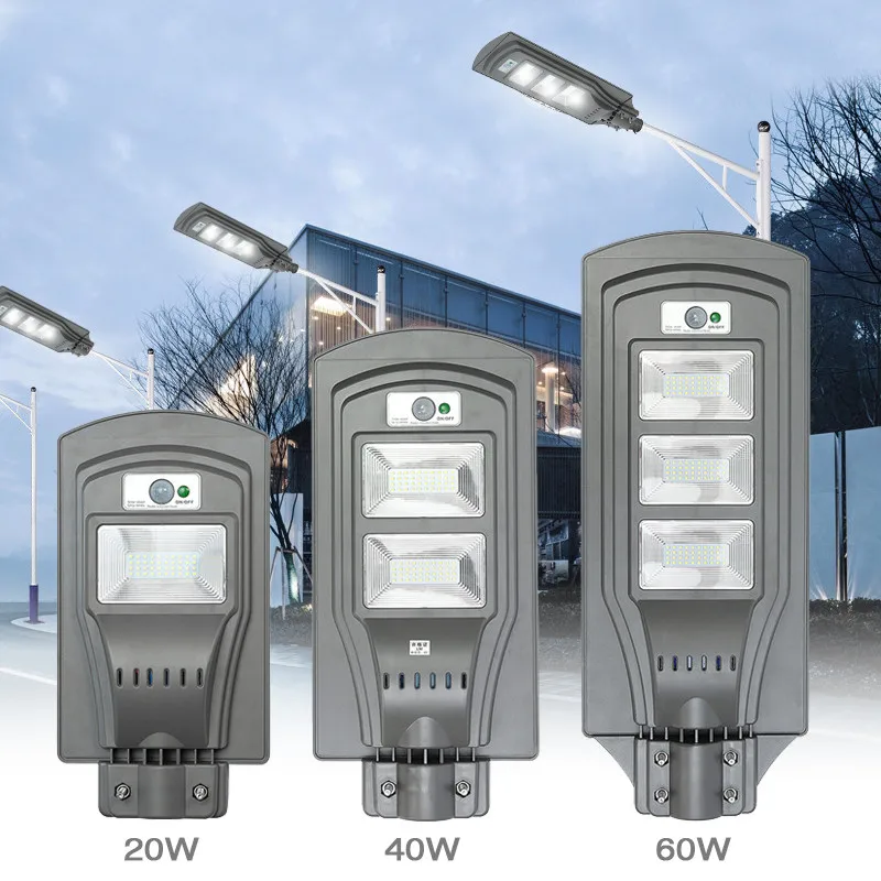 20W Led All In One Outdoor Intergrated Powered Integrated Lithium Battery Housing Zhongshan Solar Street Light