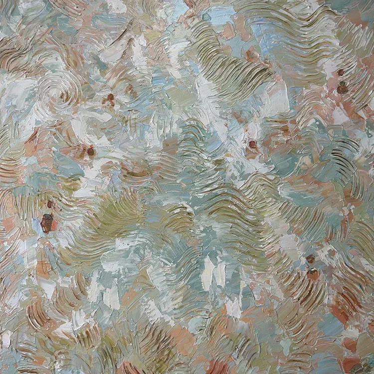 Art - hand-painted Oil Painting On Canvas Flowers Paintings Modern Home Interior Decor Abstract Art picture
