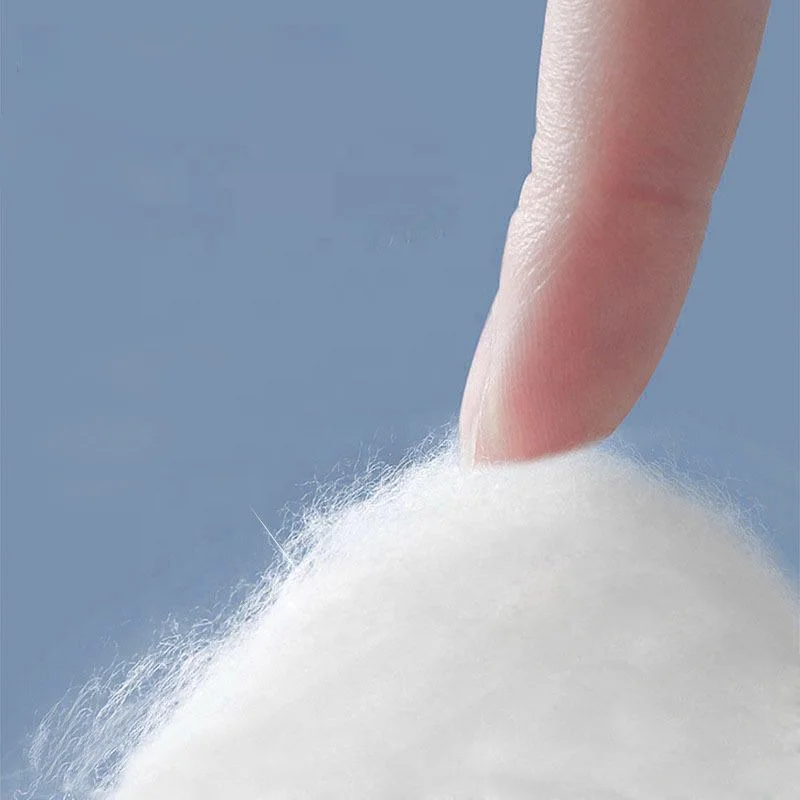 Hot sale round  makeup removal cotton pads 100% natural cotton square cotton sheet hair polish remove pads