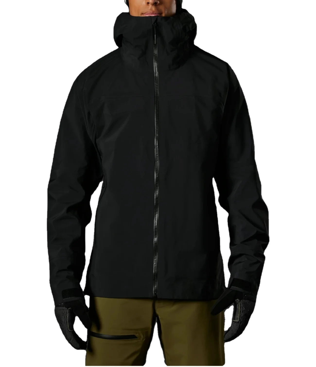 Custom logo  Waterproof 3  Layer Jackets For Outdoor Activities Lightweight Hiking Windbreaker Camping Tech Jacket