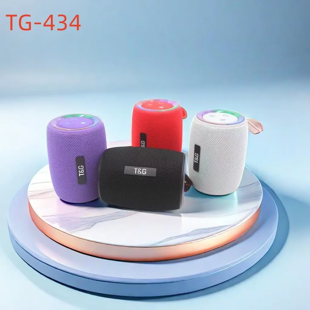 TG434 Speakers Audio System Sound Professional Music Outdoor Portable Speaker Waterproof BT USB FM TF TWS Wireless Speaker