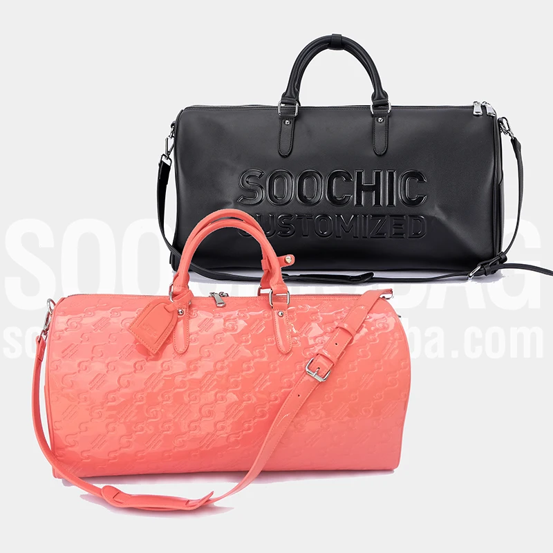 
Custom black leather large duffle bag,Black leather duffle bag for mens,large travel duffle bag for women 