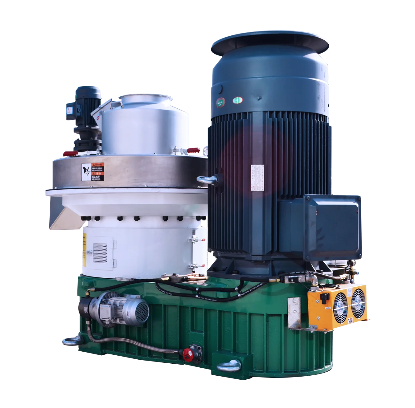 Rotex High Capacity Hot Sale 3-4T/H Capacity Centrifugal Vertical Ring Die Pellet Mill Equipment