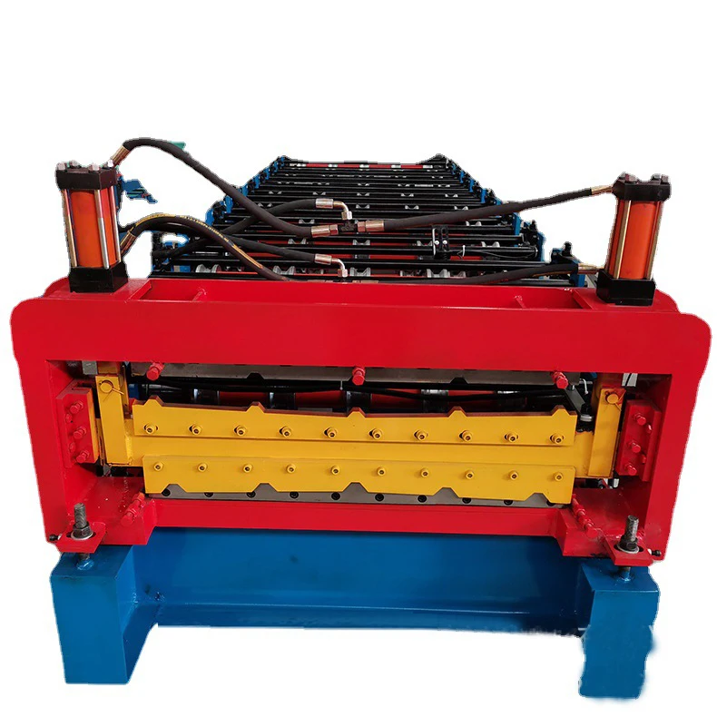 High-accuracy Color Trapezoidal Roofing Sheet Making Corrugated Iron Glazed Tile Veneer Metal Wall Panel Roll Forming Machine