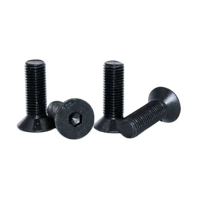 Low price sales Black Oxide Carbon steel Full thread round socket head cap bolts