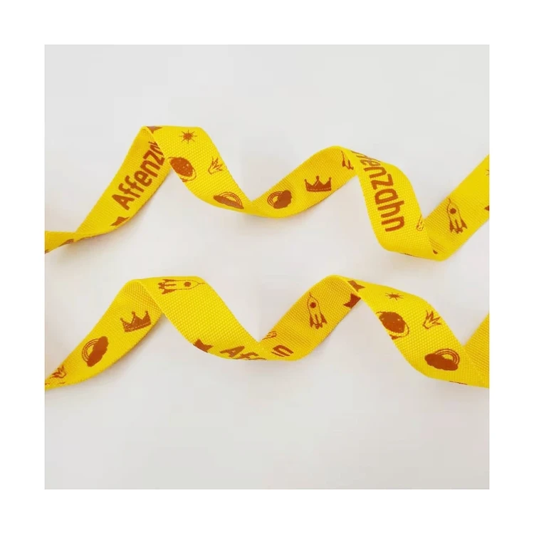 
Hot sale sustainable development 25mm printing silicone tubular webbing for special combination lock and clothing 