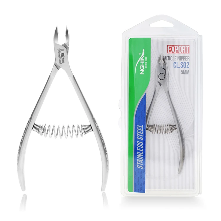 Best Seller Cuticle Nippers Professional Smooth Spring Vietnam Nghia Nail Nippers for Salon