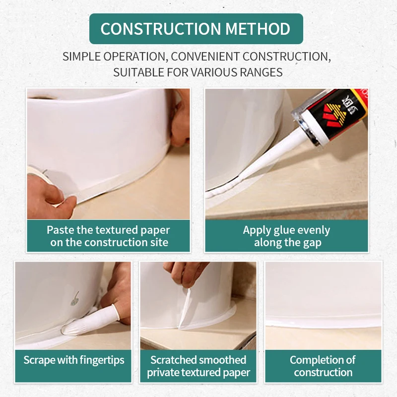 High Quality Black  White And Transparent Silicone Sealant Construction Glass Adhesives Glue