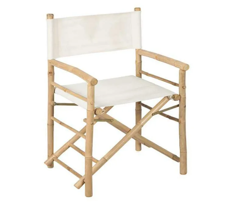 Director chair with white fabric  , Vietnam Outdoor
