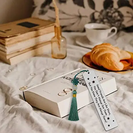 Personalized Beautiful Laser Cutting Cut Out Enamel Coloring Custom Metal Book Mark Metal Bookmarks