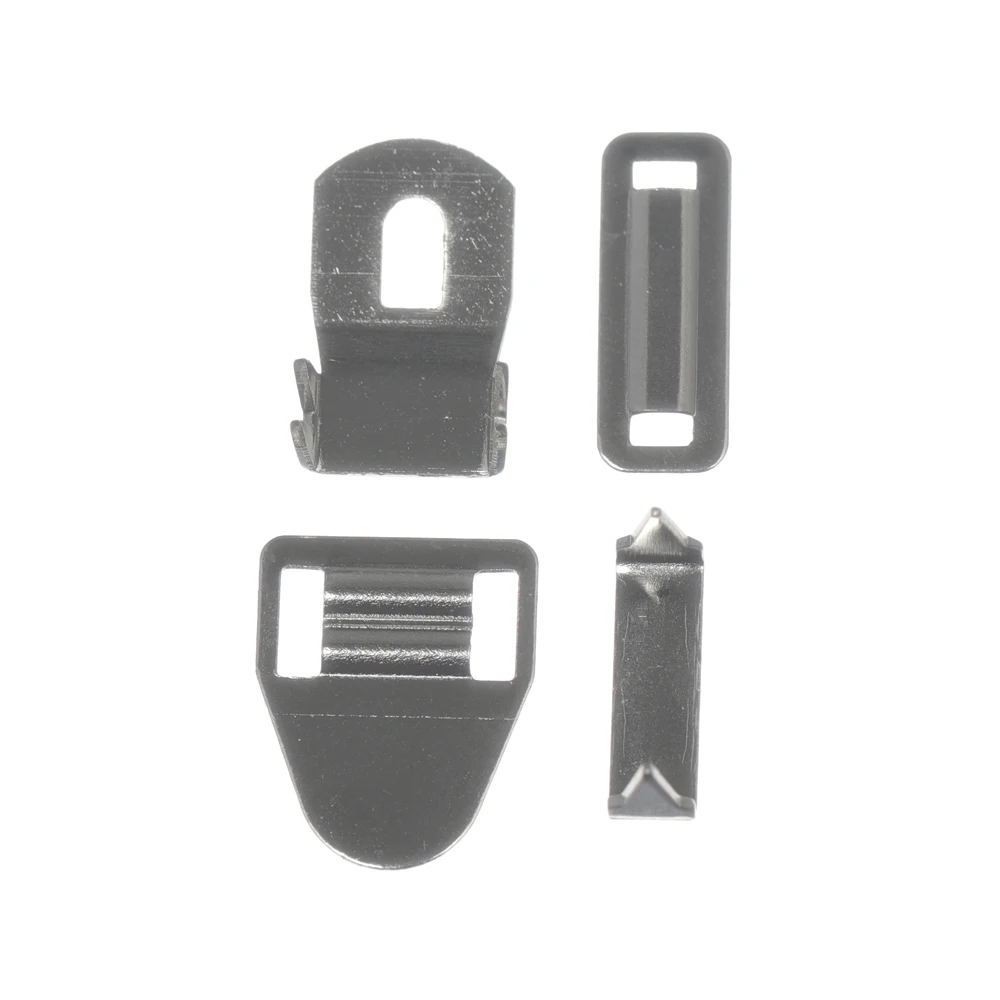 Top Sale Eco-friendly Nickel Color Plating Brass Trouser Hook and Bar for Garment Skirt Dress Pants