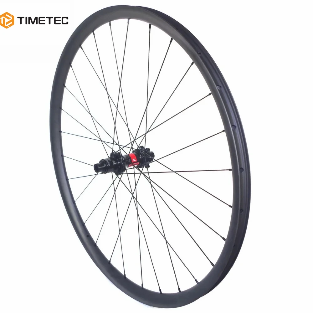 Light Carbon Mtb Wheels 29ER Asymmetric 27mm 28mm 30mm 33mm Width Mountain Bike Wheelset Tubeless Aero Spoke